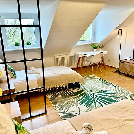 아파트 Dschungel Wohnung, Geraeumig, Netflix, Sonos, Zentral 뒤스부르크