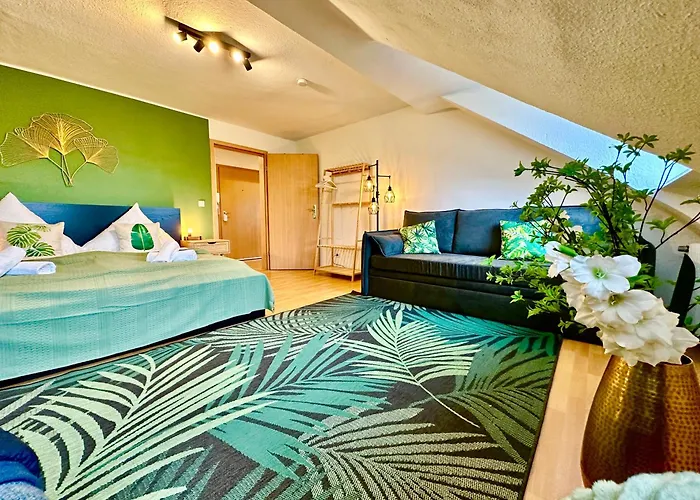 公寓 Dschungel Wohnung, Geraeumig, Netflix, Sonos, Zentral 杜伊斯堡